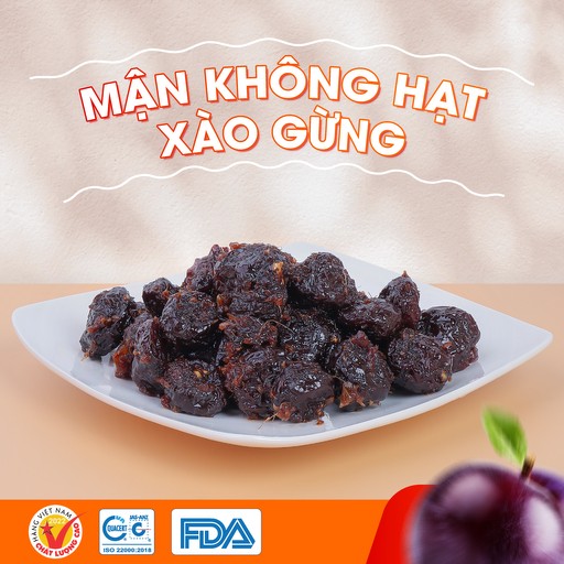Mận không hạt xào gừng